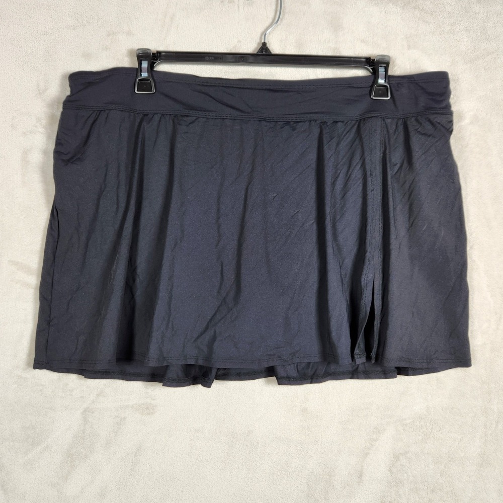 Bleu Rod Beattie Plus Size Ring Me Up High Waisted Skirted Swim Bottoms Size 22W
